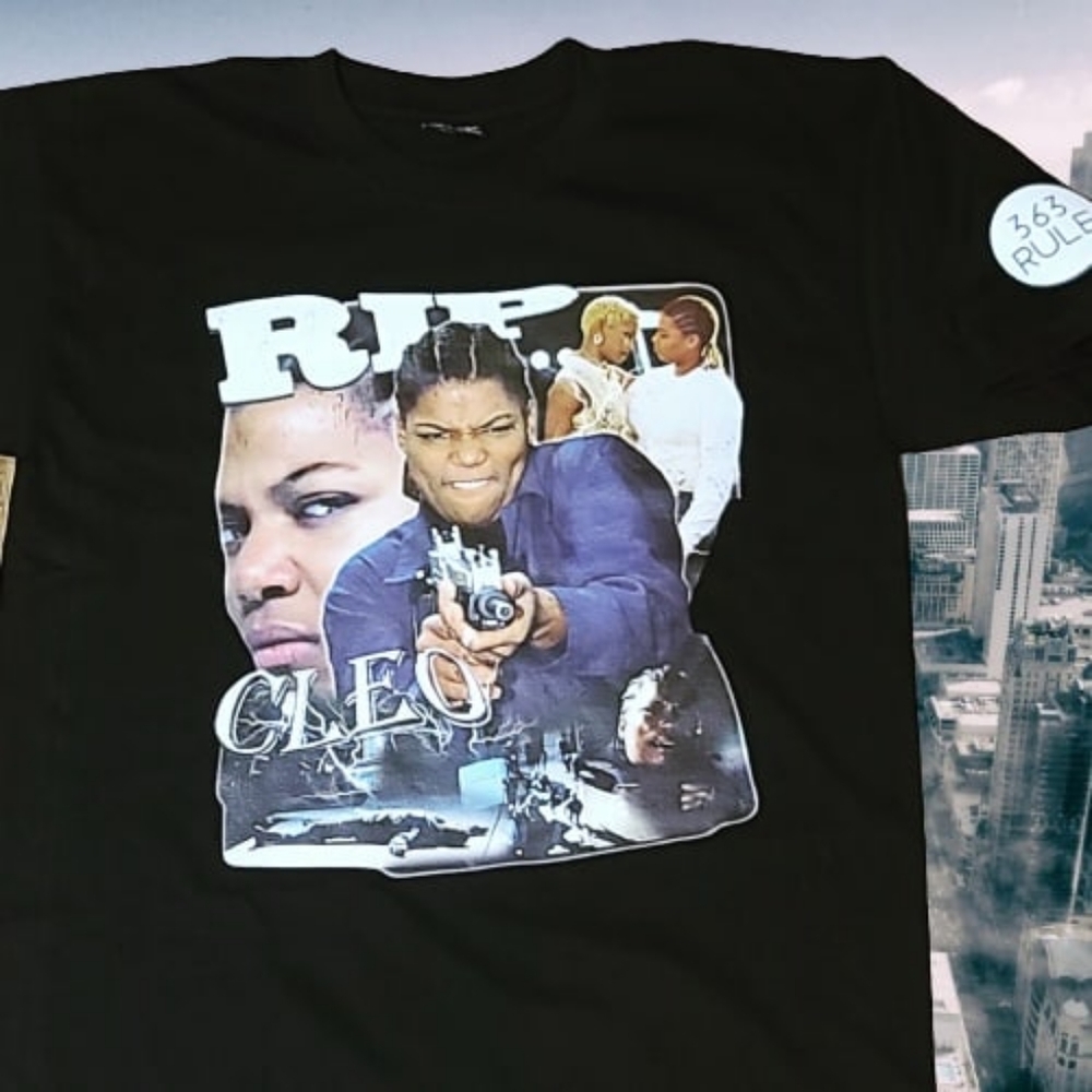 90s style Cleo from "set it off" Rap tee vintage